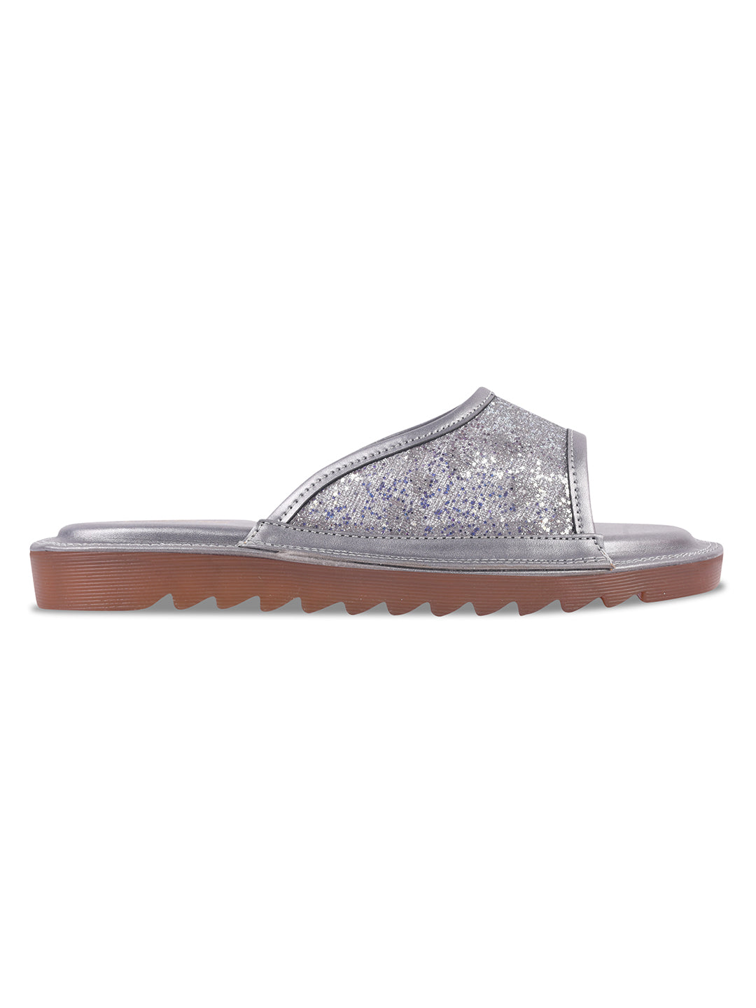 Glitter Slip On Flats for