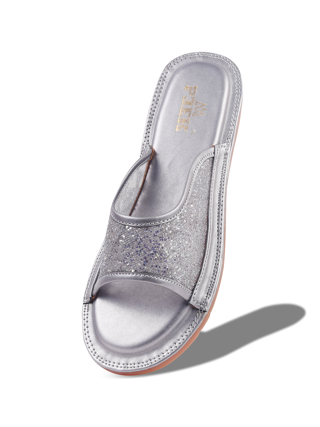 Glitter Slip On Flats for