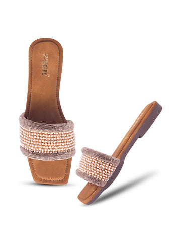 Glitter 2 Extra Soft Footbed Flats