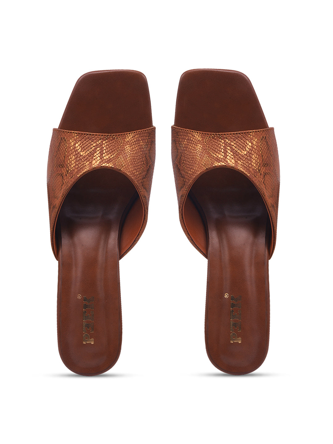 Heels 3 Textured Block Heels