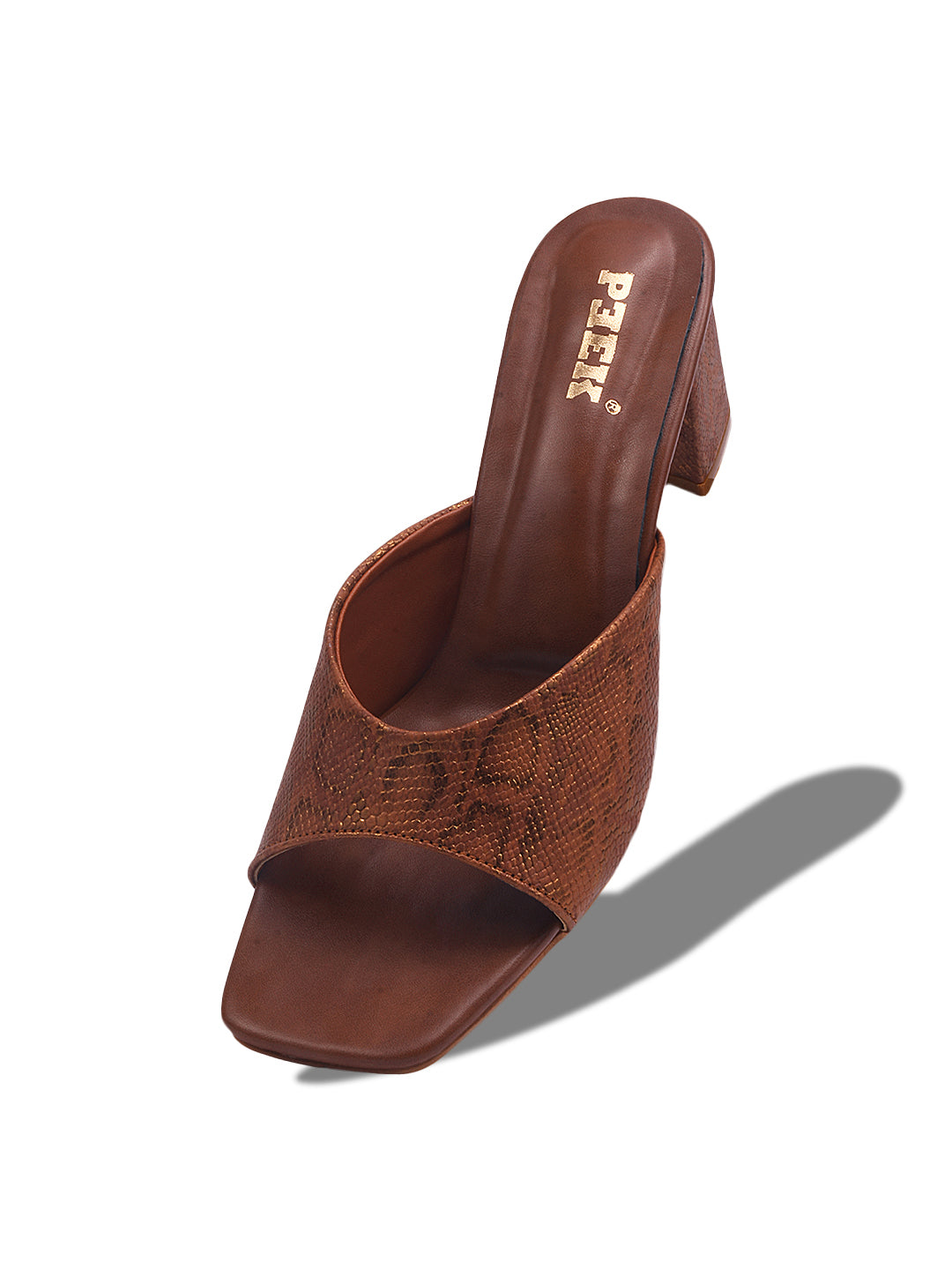 Heels 3 Textured Block Heels