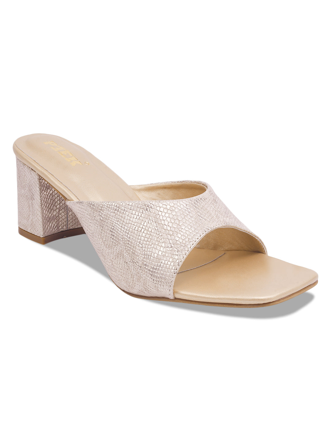 Heels 3 Textured Block Heels