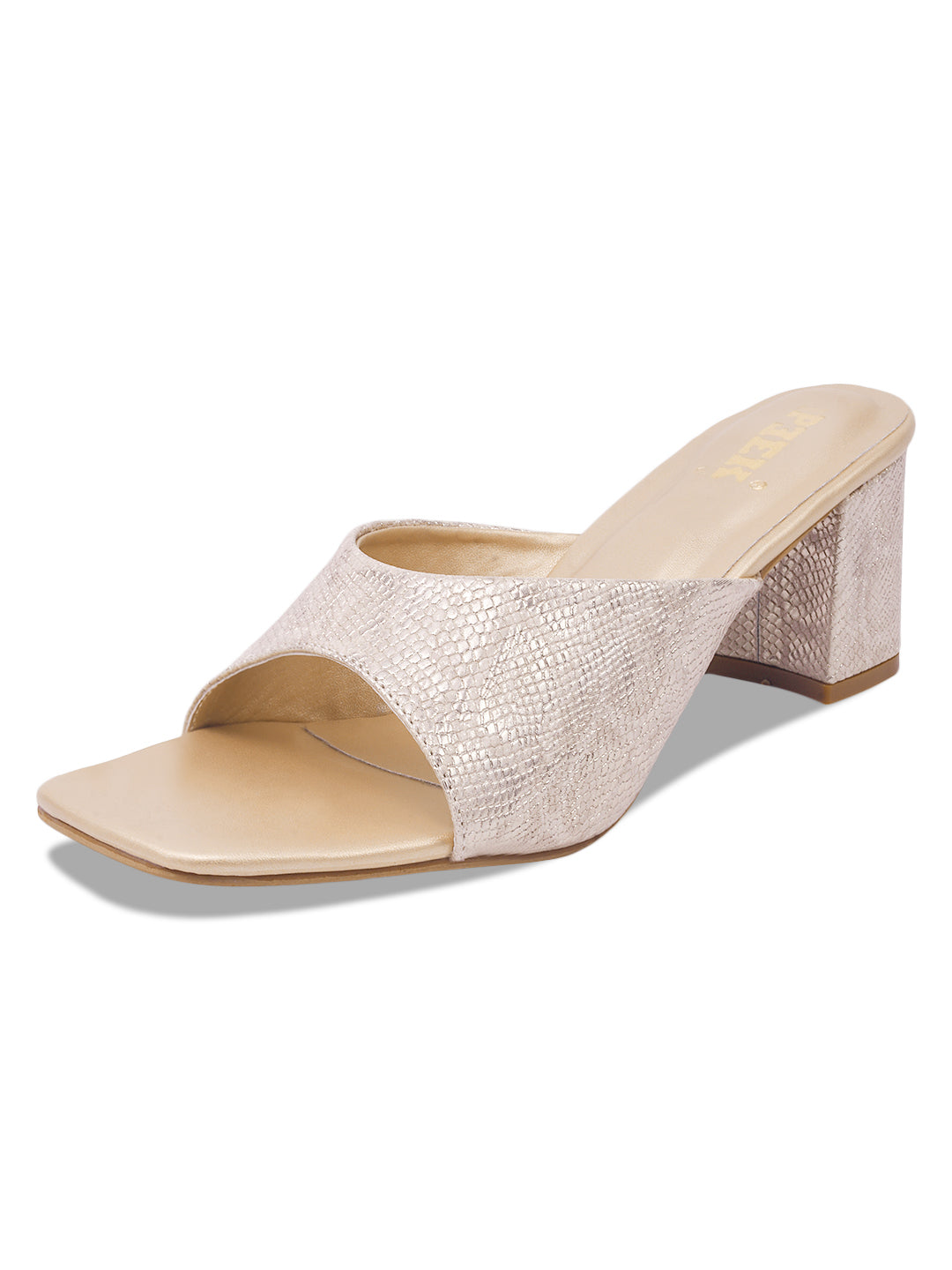 Heels 3 Textured Block Heels