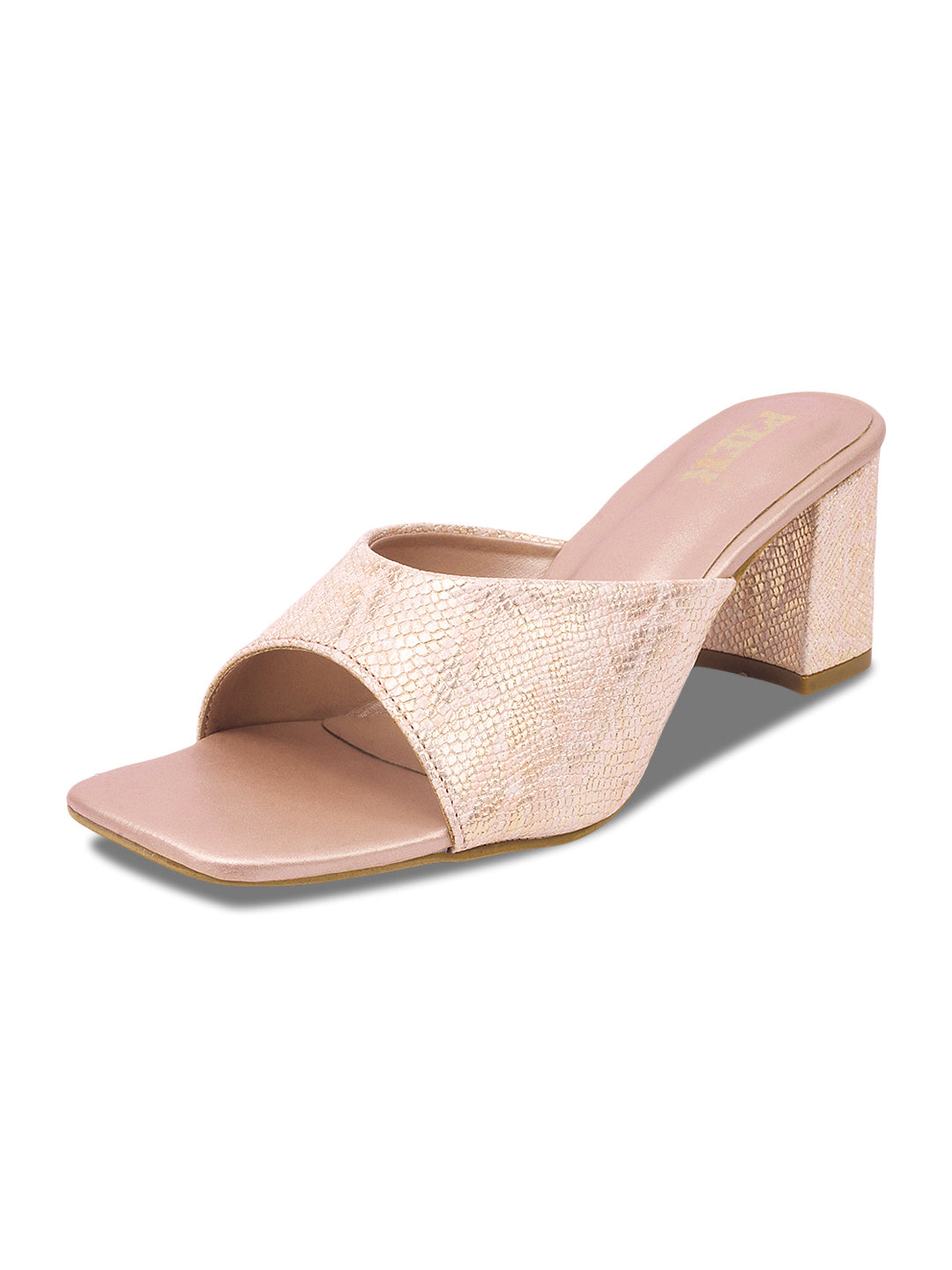 Heels 3 Textured Block Heels