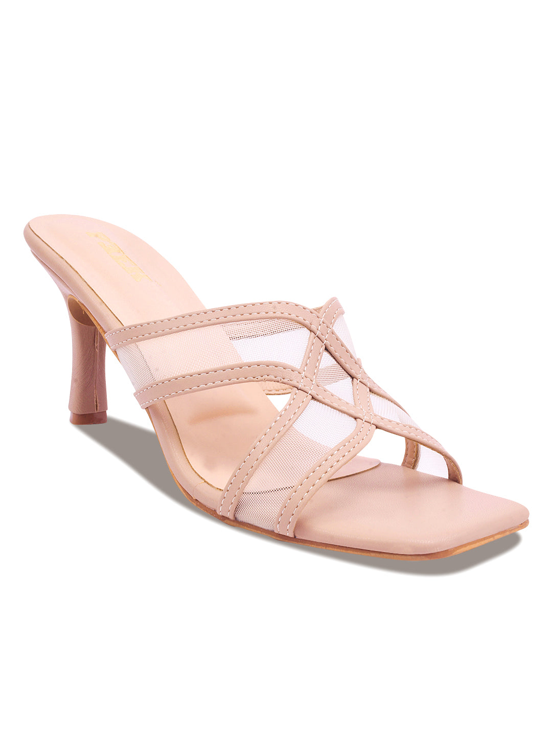Heels-4 Criss-Cross Transparent Strap Heels