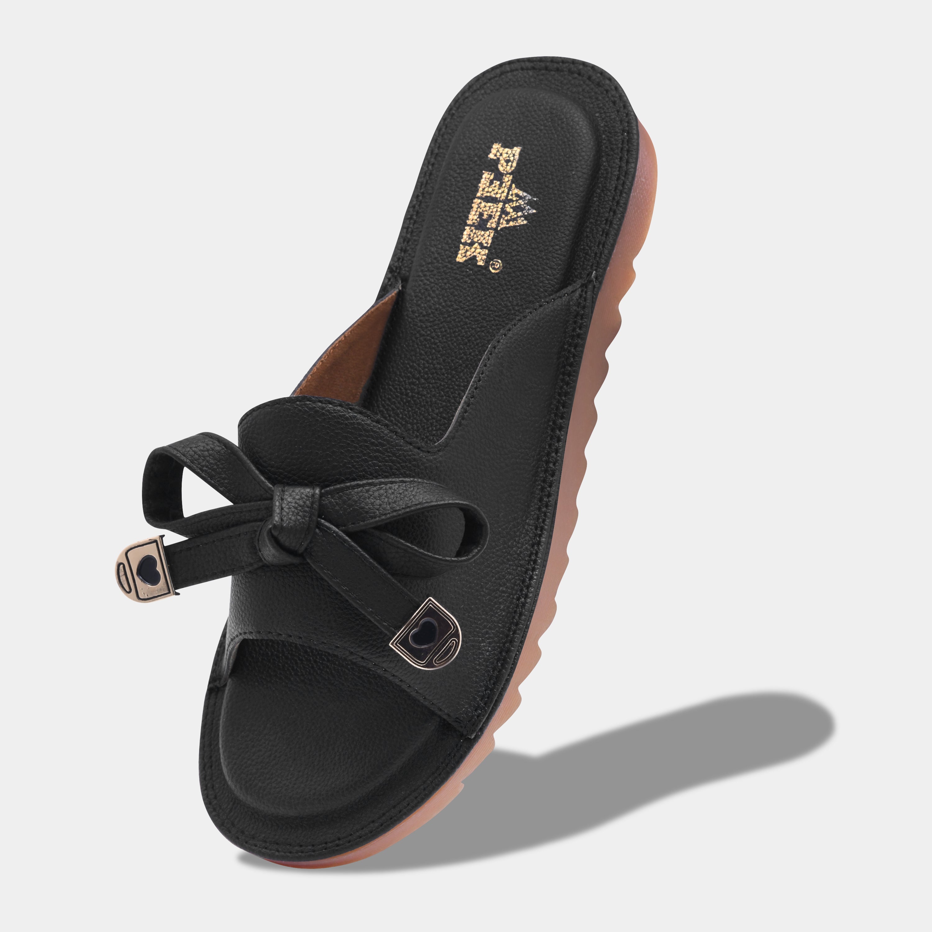 Double Buckle Slip On Flats with Adjustable straps