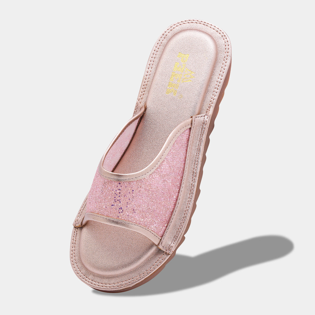 Glitter Slip On Flats for