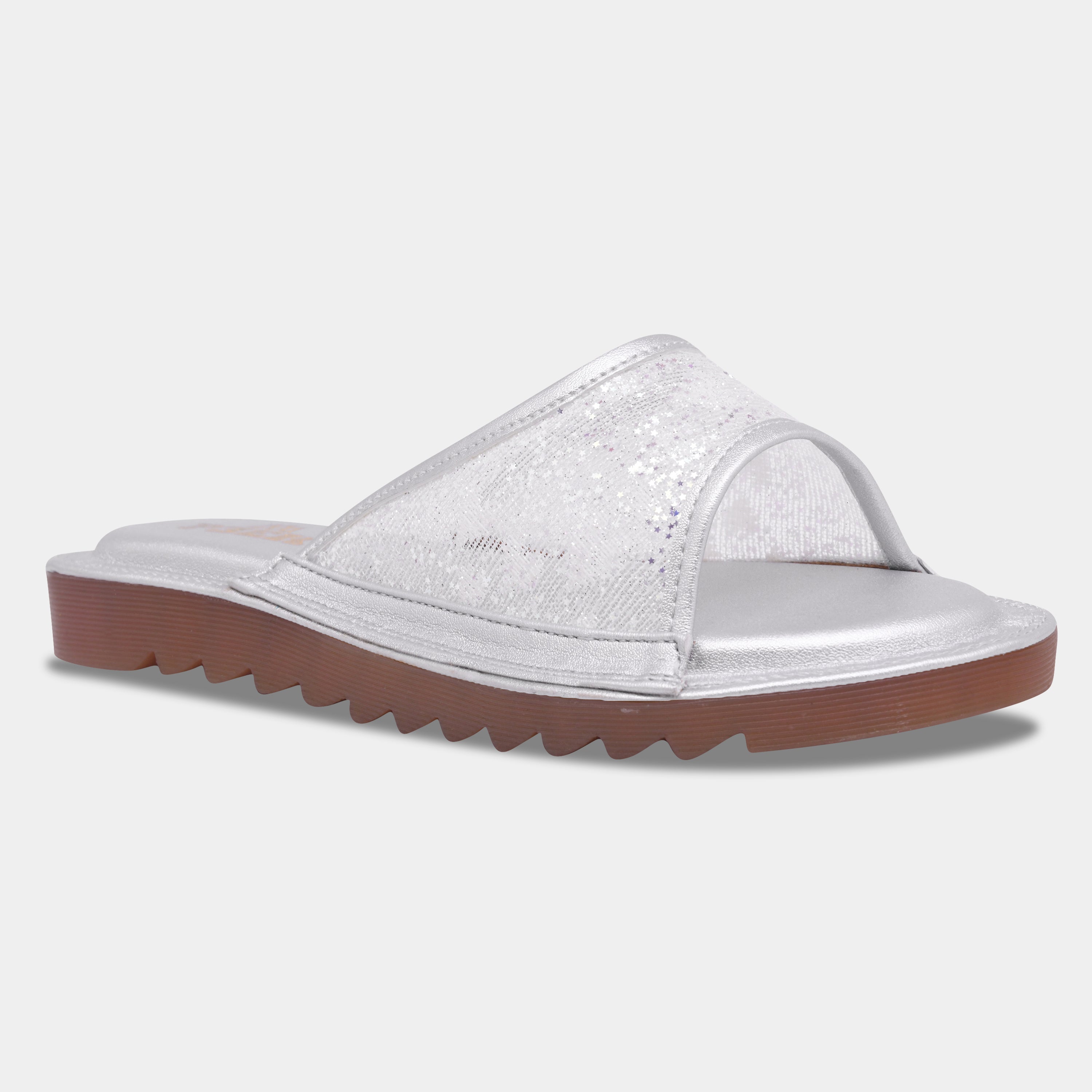 Glitter Slip On Flats for