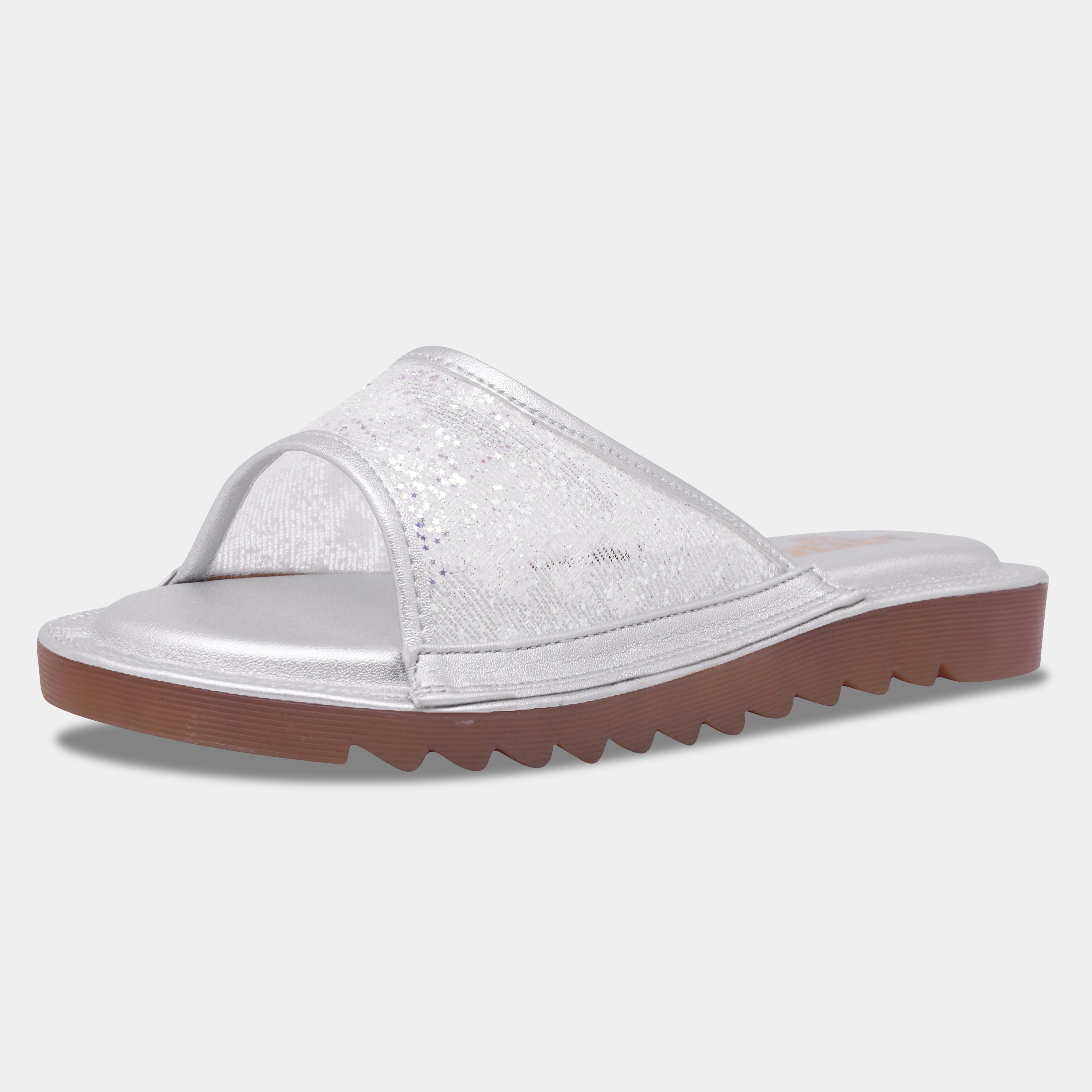 Glitter Slip On Flats for