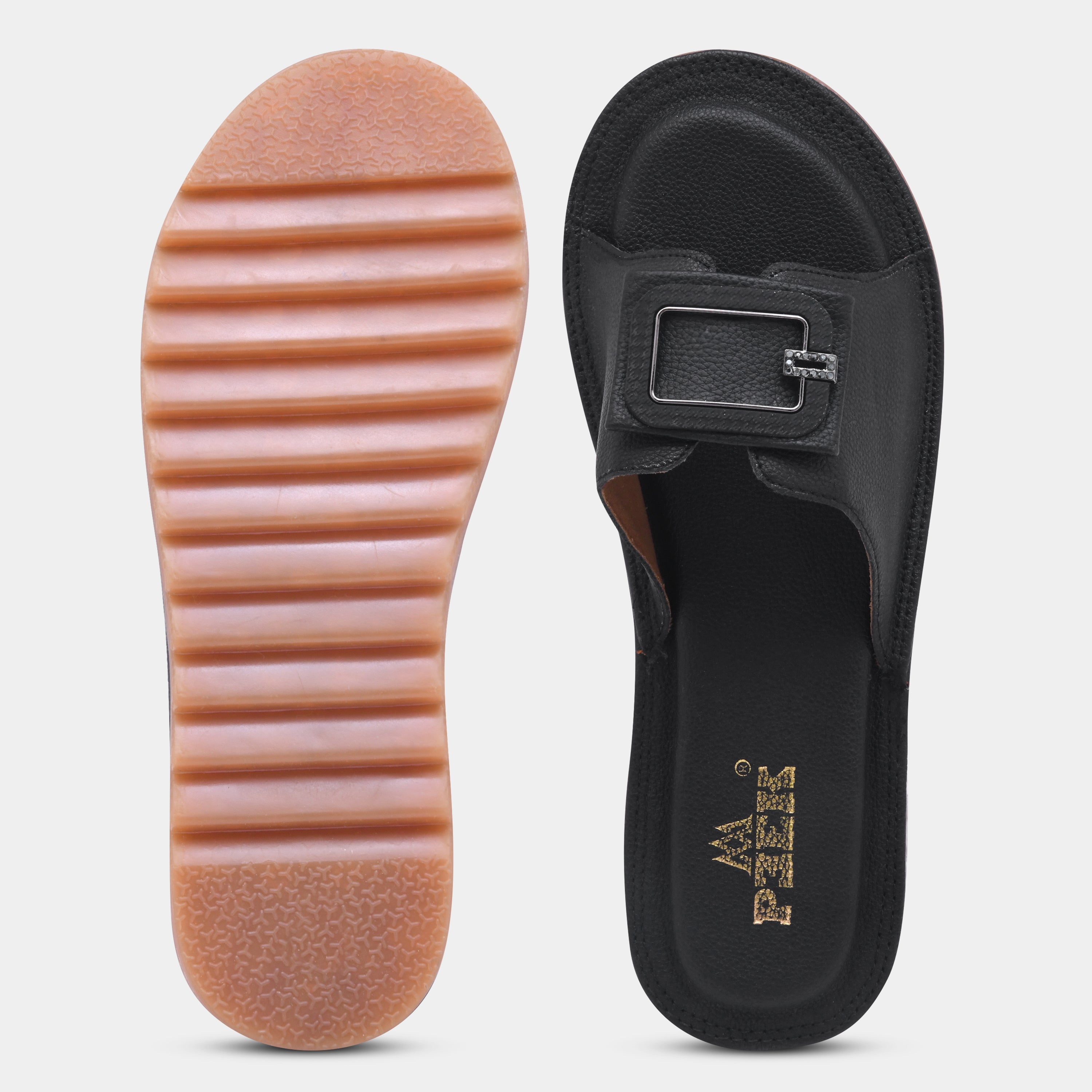 Showstopper Buckle Slip On Flats for