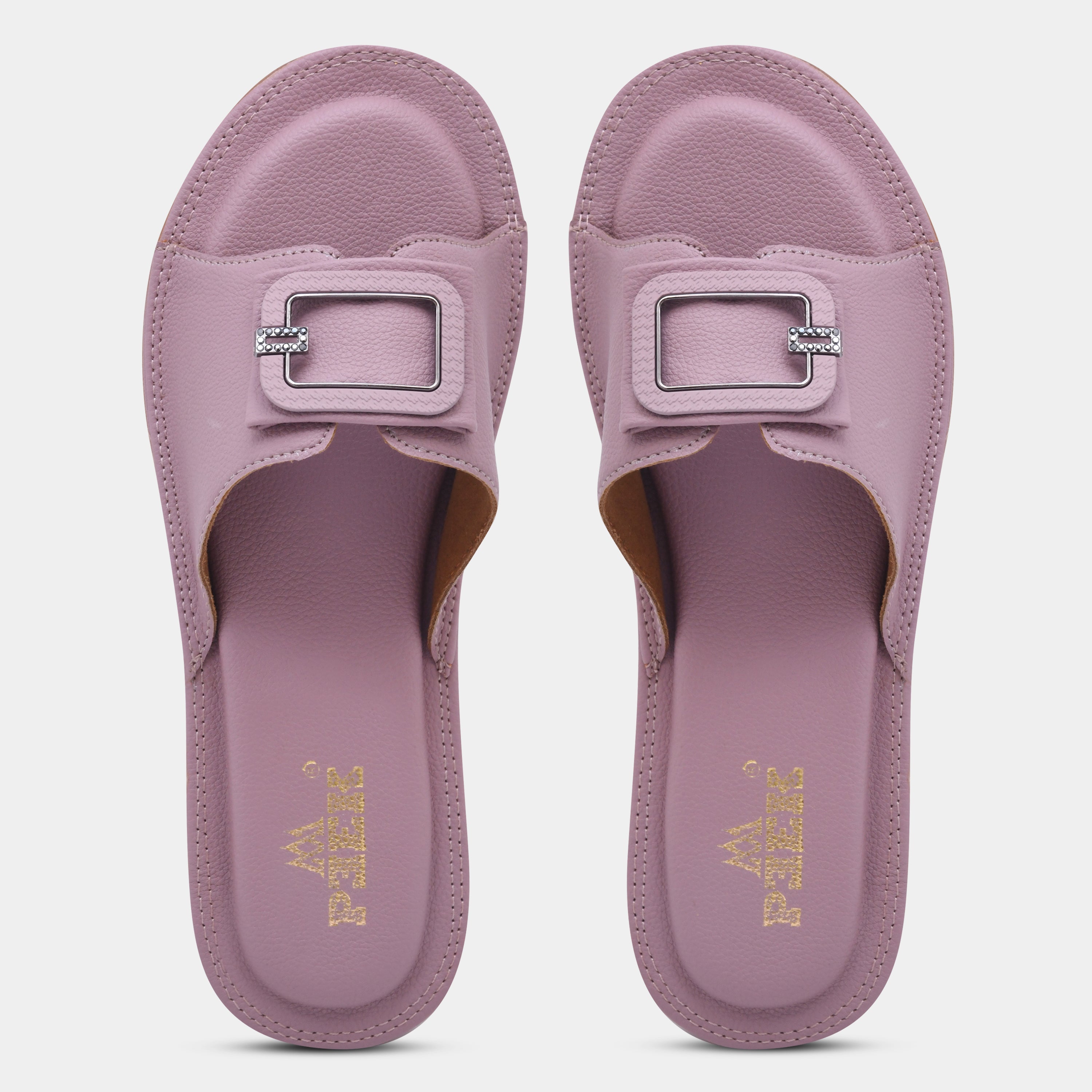 Showstopper Buckle Slip On Flats for