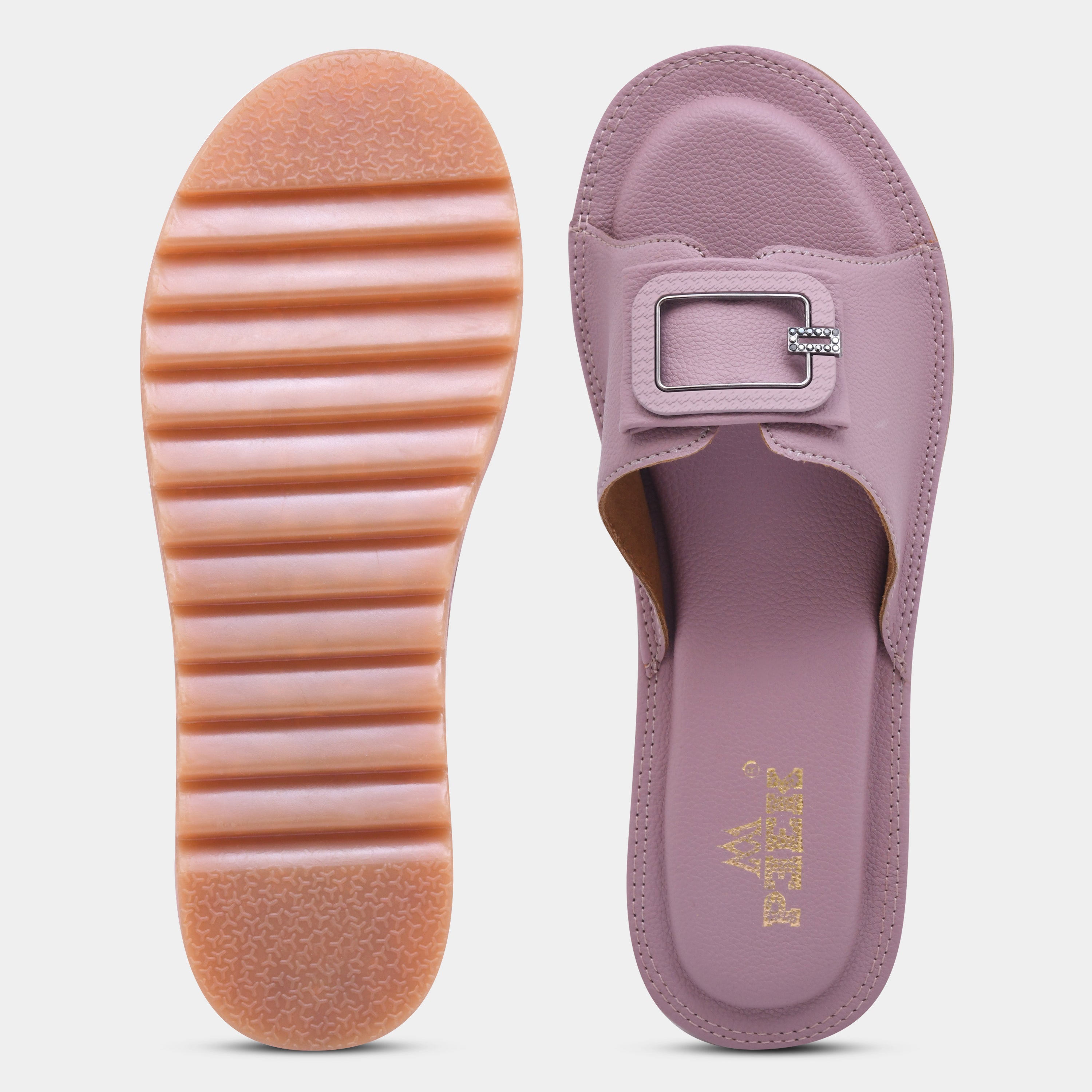 Showstopper Buckle Slip On Flats for