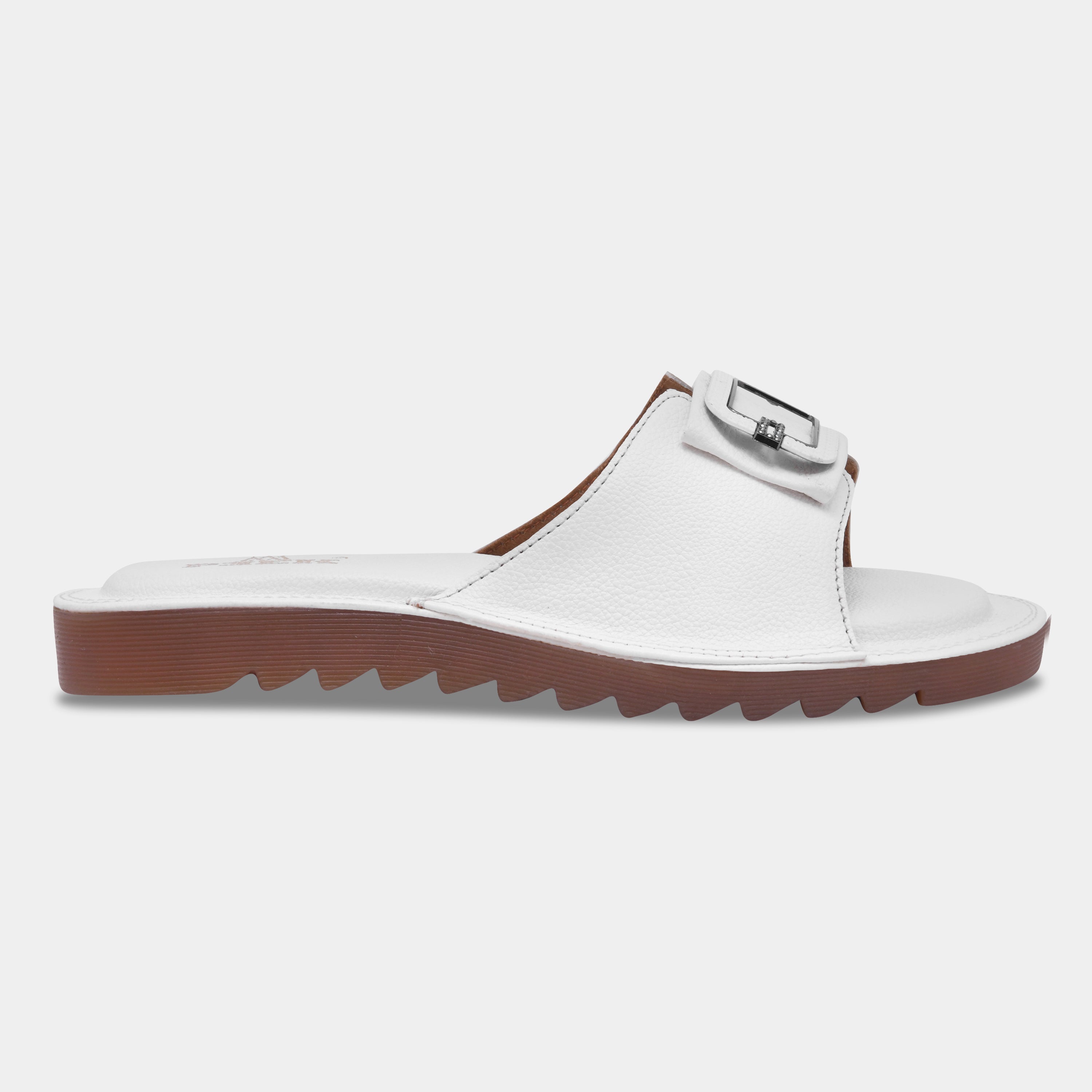 Showstopper Buckle Slip On Flats for