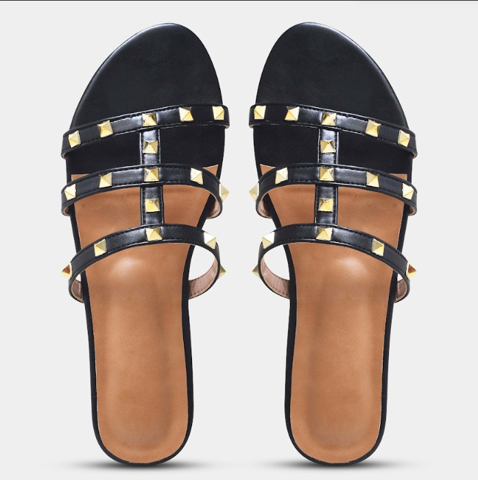 Kiara-1 Open Toe Women Flats