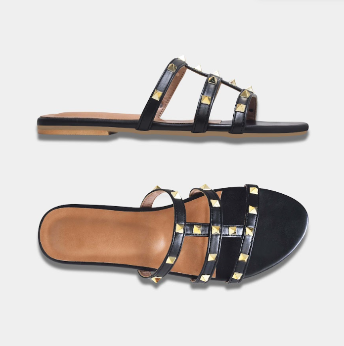 Kiara-1 Open Toe Women Flats