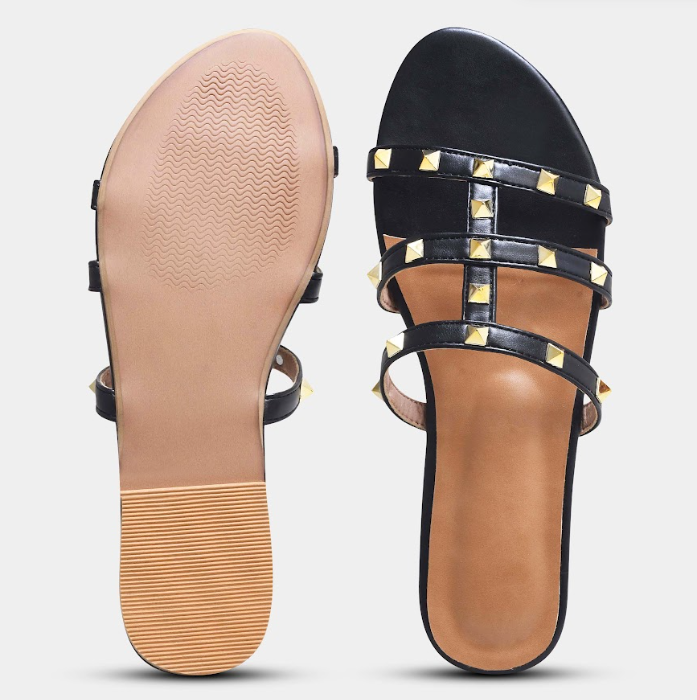 Kiara-1 Open Toe Women Flats