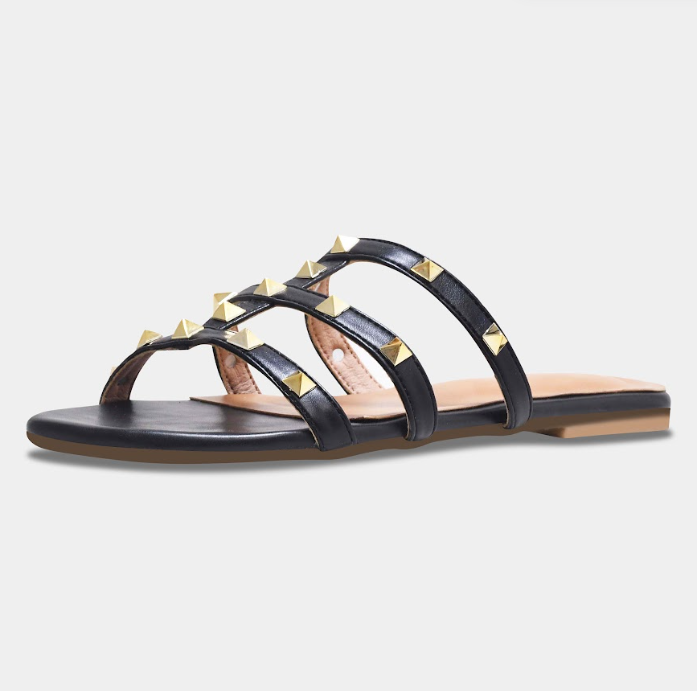 Kiara-1 Open Toe Women Flats