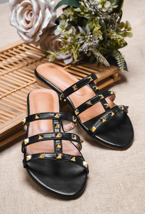Kiara-1 Open Toe Women Flats