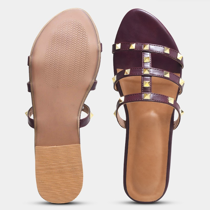 Kiara-1 Open Toe Women Flats