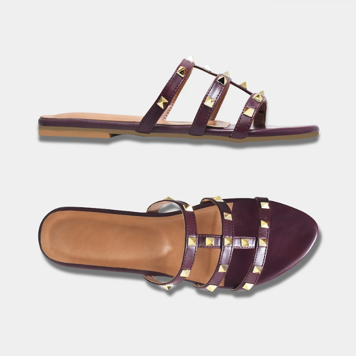 Kiara-1 Open Toe Women Flats