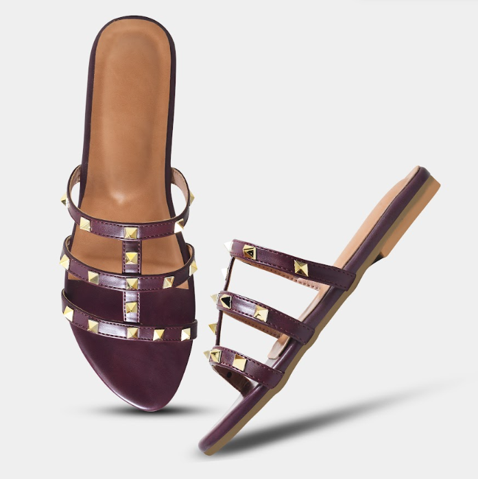 Kiara-1 Open Toe Women Flats