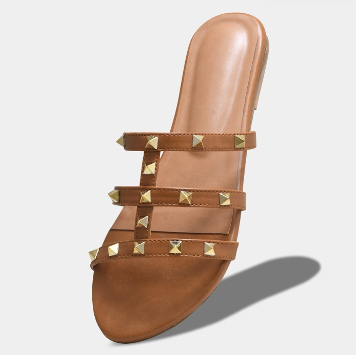 Kiara-1 Open Toe Women Flats