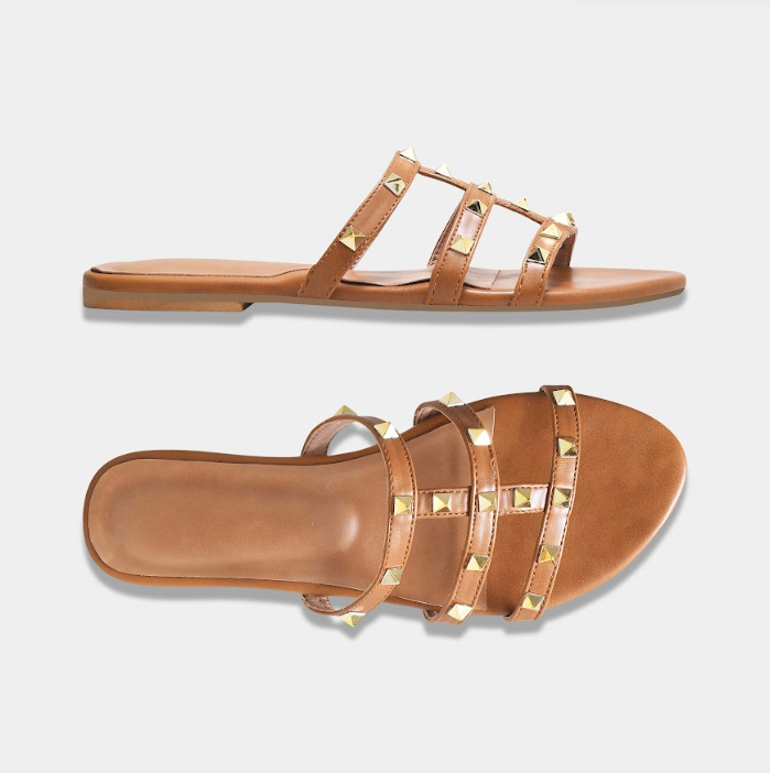 Kiara-1 Open Toe Women Flats