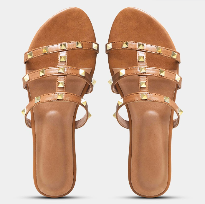 Kiara-1 Open Toe Women Flats