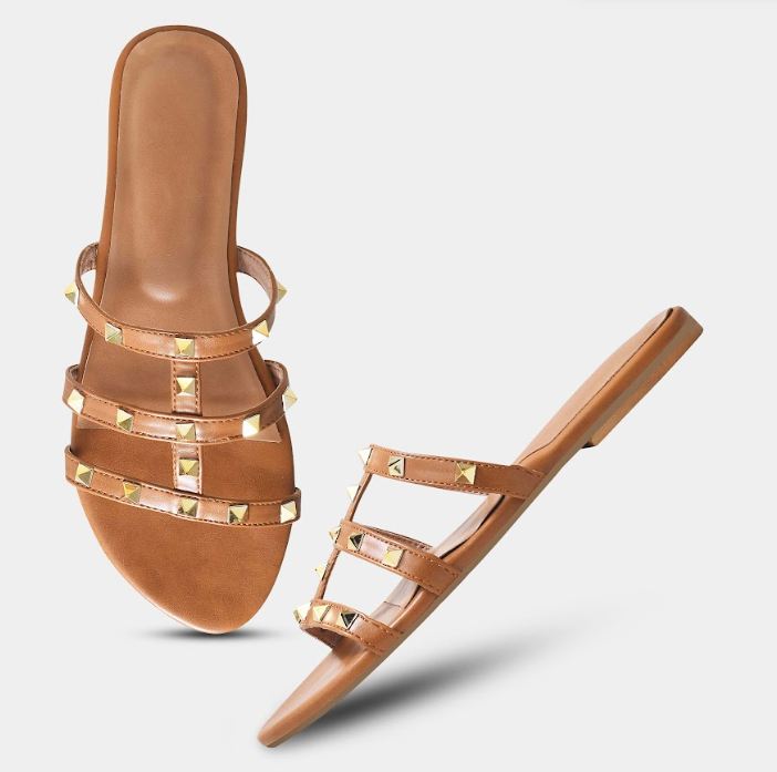 Kiara-1 Open Toe Women Flats