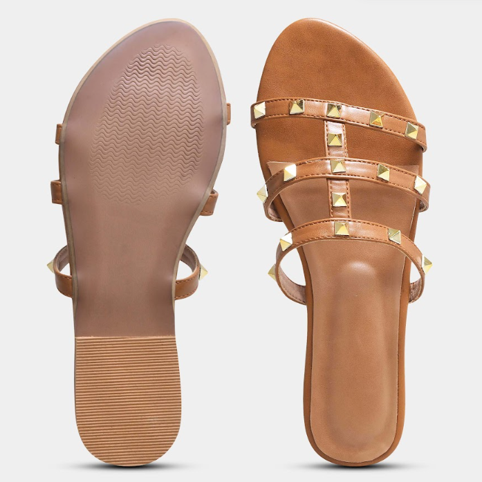 Kiara-1 Open Toe Women Flats
