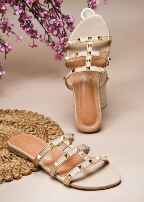 Kiara-1 Open Toe Women Flats