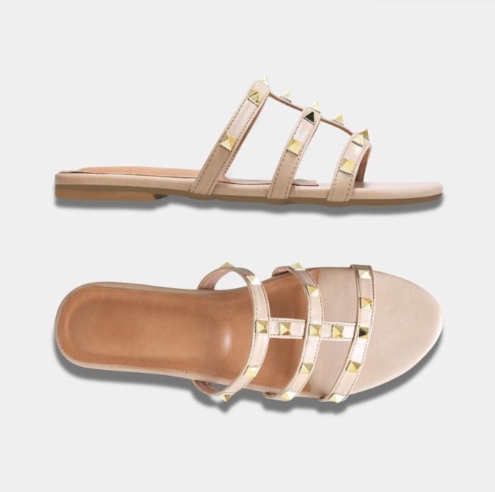 Kiara-1 Open Toe Women Flats